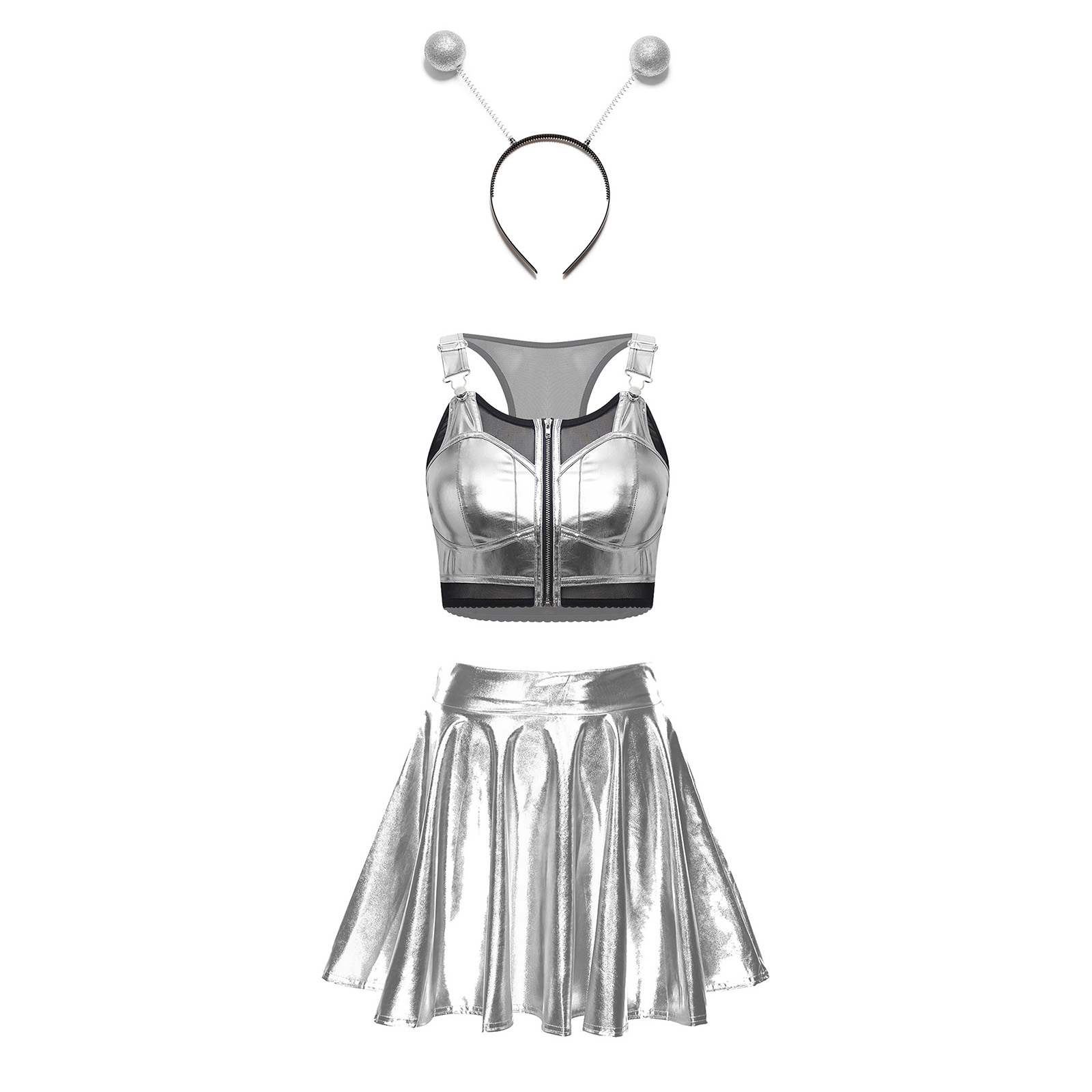 Kadınlar için Metalik Parlak U - Women'S Fashion Vest Tops incelemesi ve fiyatı