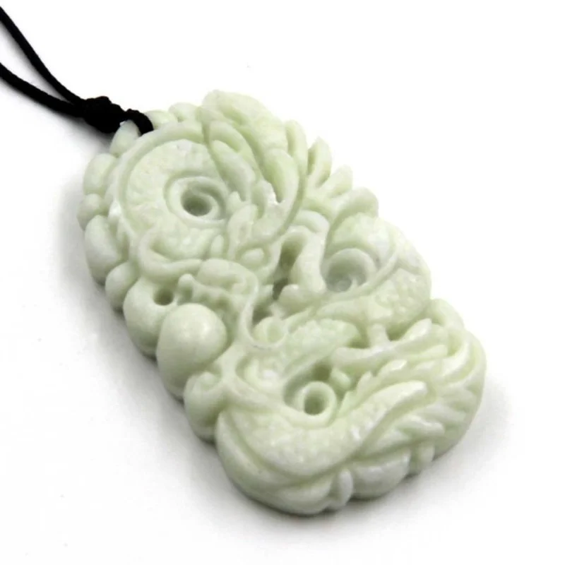 Doğal Beyaz yeşim Ejderha Phoe - Women'S Fashion Jewellery incelemesi ve fiyatı