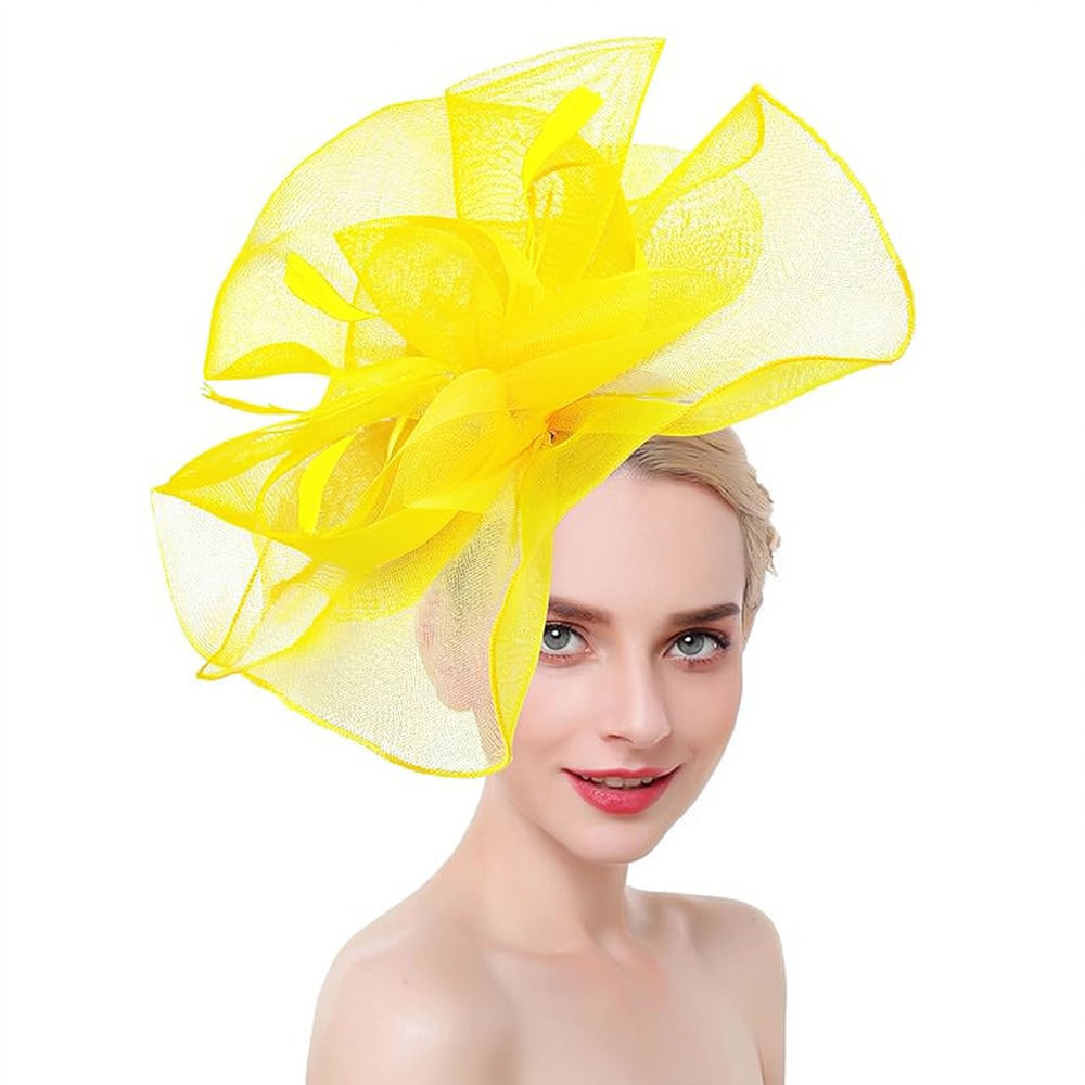 Retro Tarzı, File Detaylı, Tüy - Women'S Fashion Kentucky Derby incelemesi ve fiyatı