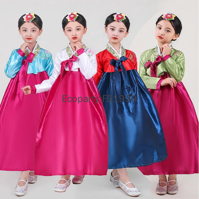 4 Renk Kızlar Hanbok Elbise Ko - Women'S Fashion Korea incelemesi ve fiyatı