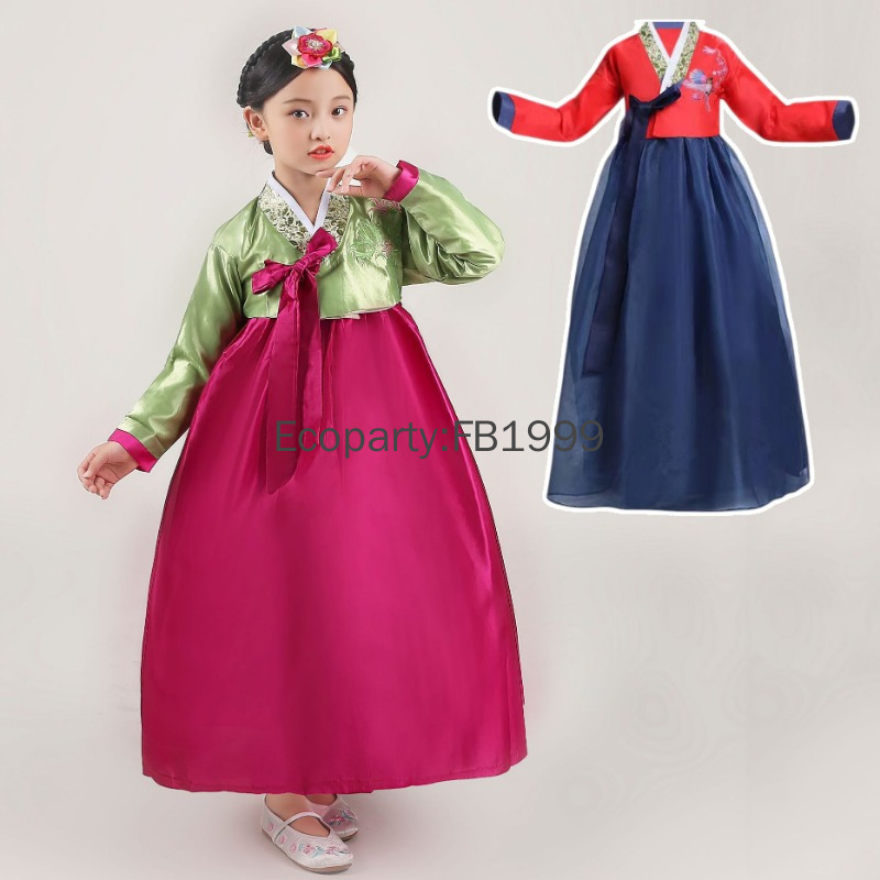 4 Renk Kızlar Hanbok Elbise Ko - Women'S Fashion Korea incelemesi ve fiyatı
