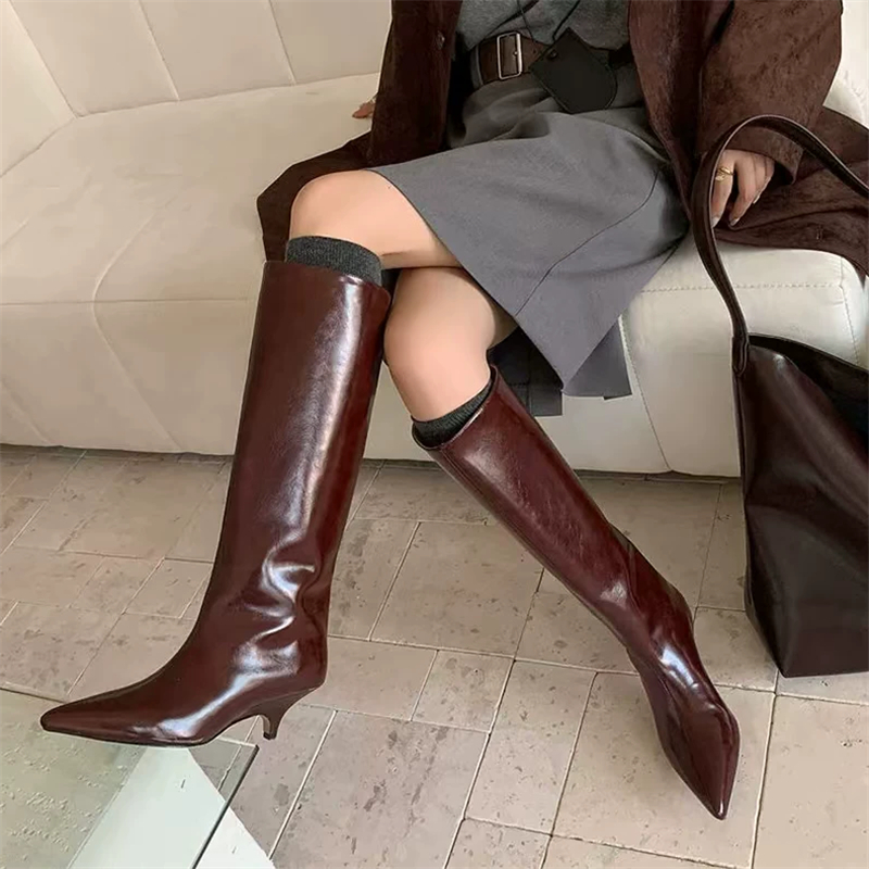 Sokak Stili Yeni Kış Modası Ka - Women'S Fashion Knee High Boots incelemesi ve fiyatı