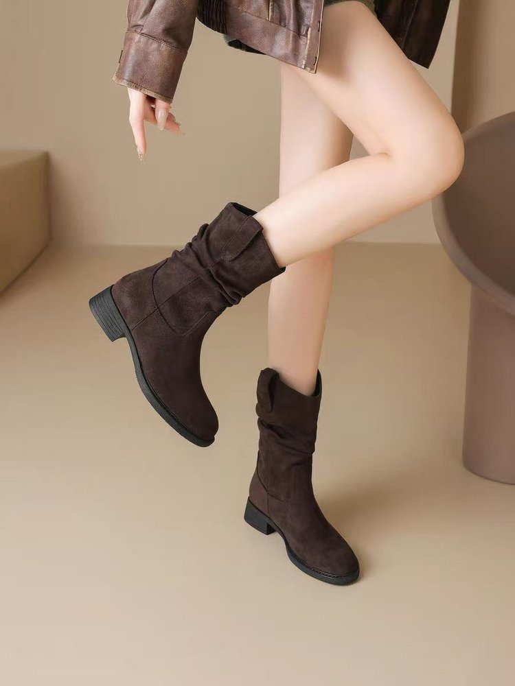 Retro Maillard Tarzı, Suni Süe - Women'S Fashion Korea incelemesi ve fiyatı
