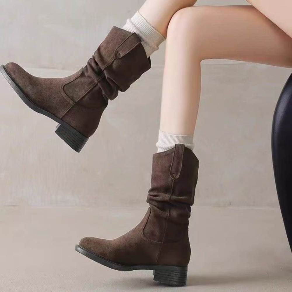 Retro Maillard Tarzı, Suni Süe - Women'S Fashion Korea incelemesi ve fiyatı