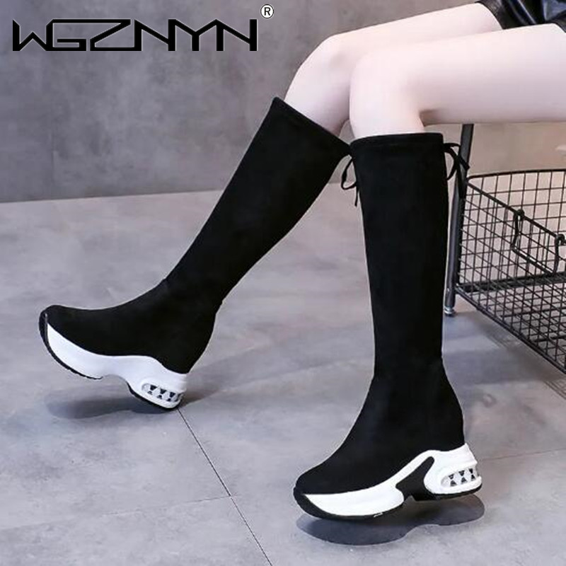 Kış Sıcak Tıknaz Platform Uzun - Women'S Fashion Knee High Boots incelemesi ve fiyatı