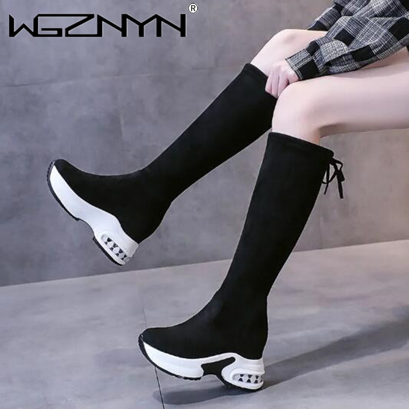 Kış Sıcak Tıknaz Platform Uzun - Women'S Fashion Knee High Boots incelemesi ve fiyatı