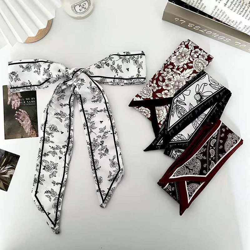 Lüks Moda Kadın İnce İpek Eşar - Women Fashion Necktie incelemesi ve fiyatı