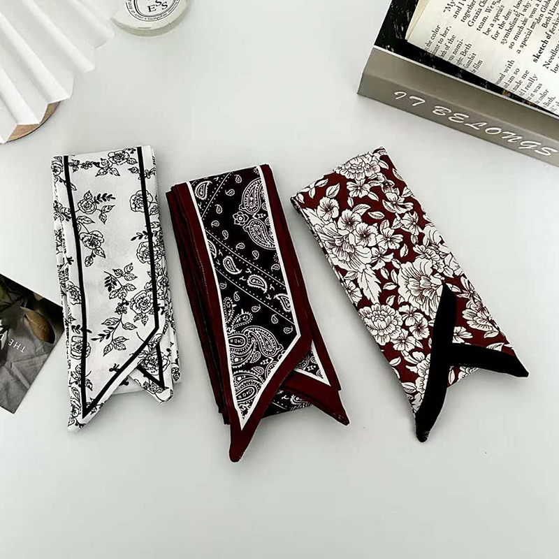 Lüks Moda Kadın İnce İpek Eşar - Women Fashion Necktie incelemesi ve fiyatı